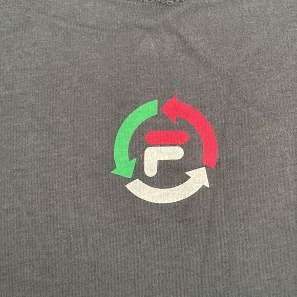 Nwt- Fila Mountain Vista Short Sleeve Tee Shirt Men's Size Medium In Dark Grey - Picture 8 of 9